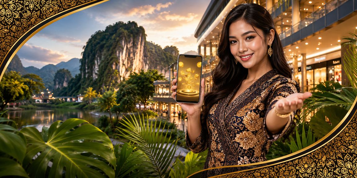 Bonus rebat platform dalam talian dengan motif batik Ipoh